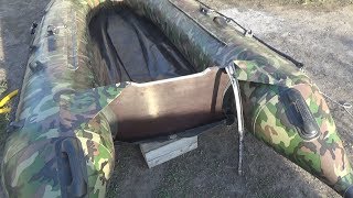 Лодка Гладиатор D330 AL Ремонт Лодки ПВХ Сгнил Транец