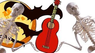 Как играть Andrew Gold - Spooky Scary Skeletons на укулеле