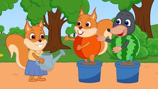 Famille d'Écureuil - Transformé en Fruit Vidéos Animé 2020 en Français 13+
