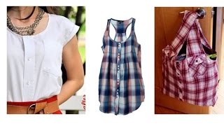 10 Smart and Awesome Ways to Reuse or Recycle old Shirts | Learning Process