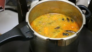 Pressure Cooker Sambar recipe in 15 minutes | Instant sambar recipe