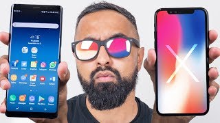 iPhone X vs Samsung Galaxy Note 8