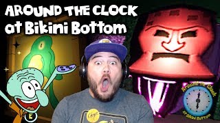GIANT JELLYFISH WANTS TO ZAP ME!! | Around The Clock At Bikini Bottom #3 (Spongebob Horror Game)