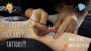 How To Do Stick and Poke Tattoos At Home - DIY Best Practices