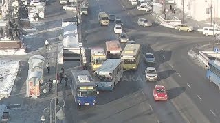 Astakada Владивосток ДТП Автобус 13 декабря 2017 ул. Светланская