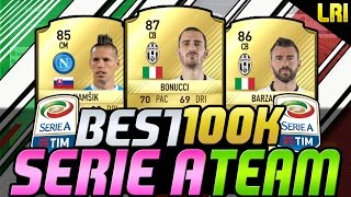 FIFA 17 | 'BEST 100K SERIE A SQUAD BUILDER EVER!' - FIFA 17 ULTIMATE TEAM