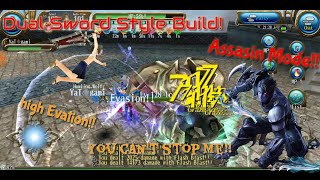 Toram Online - Assasin Skill on Dual Sword |Build level 180 | super speed and evasion