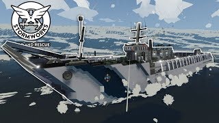 We Attempted to Jump a Car off a Landing Craft!  - Stormworks Multiplayer Survival Gameplay