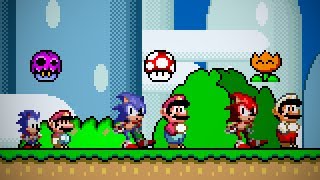 Sonic in Super Mario World (Sonic Boll)