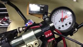 NSR50 レーサー車体の始動確認