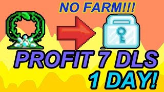 DAILY 7 DLS PROFIT NO FARM! | Growtopia