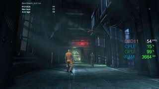 GeForce GT 1030 -- Intel Core i5-8400 -- Batman Arkham Origins Benchmark
