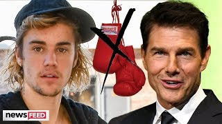 Justin Bieber BACKS OUT Of Fight With Tom Cruise After Revealing He'd Get Whooped!