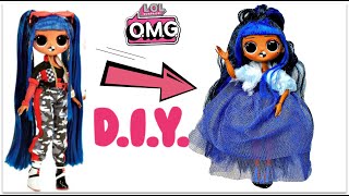 ЛАЙФХАК для ЛОЛ ОМГ с одеждой своими руками! Одевалки LOL Surprise OMG DOWNTOWN! DIY Doll dress up