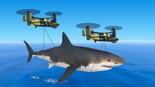 The Megalodon Shark In GTA? (GTA 5 Mods)