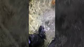 Laura Clement high heels leather boots in water : Part 4