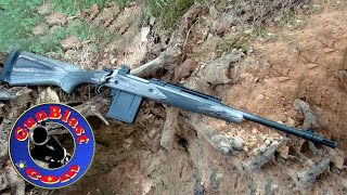 Shooting the NEW Ruger GSR556 5.56x45mm Bolt-Action Gunsite Scout Rifle - Gunblast.com