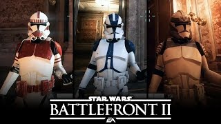 ARC TROOPER & CLONE SKINS GAMEPLAY: Star Wars Battlefront 2 Trooper Customization