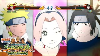 Naruto Shippuden Ultimate Ninja Storm REVOLUTION - Team Ultimate Jutsu - Team 7 Part 1 Gameplay!