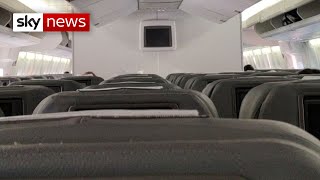 Coronavirus: 'The plane is very empty'- Dozens of Britons may be stranded in China