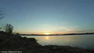Timelapse Sunset (GoPro Hero 3) / поселок Бисерть