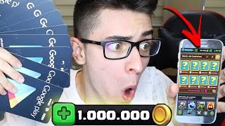 O DECK QUE ME CUSTOU 1 MILHÃO DE OURO NO CLASH ROYALE!!!