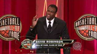 David Robinson's Basketball Hall of Fame Enshrinement Speech
