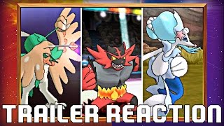 POKEMON SUN & MOON FINAL STARTER EVOS + RED & BLUE RETURN?! TRAILER REACTION w/ TheKingNappy!