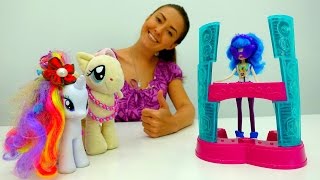 Пони Рарити и Флаттершай идут на вечеринку. Видео для девочек