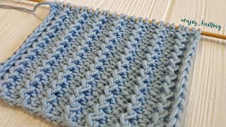 КРАСИВЕЙШИЙ Узор Спицами - ФРАНЦУЗСКАЯ резинка / Rickrack Rib Stitch Knitting Tutorial