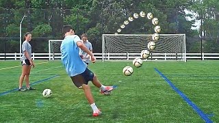 How To Shoot a Curve Free Kick - Tutorial