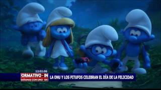 La ONU y Los Pitufos celebran el día de la felicidad