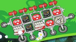 КРАСНЫЙ ШАРИК в BAD PIGGIES - Мультик про Шар и Свинок - Red Ball 4 только для детей!