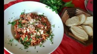 Макароны по-испански с тунцом - Pasta con atún