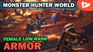 Monster Hunter World Female Armor Sets & Skills | Low Rank (Part 1)