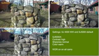 sj5000x vs sj5000 vs sj4000