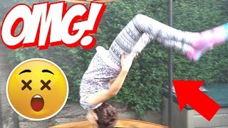 STUNTING ON THE TRAMPOLINE!?? #24 VLOG