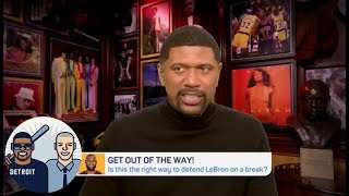 Jalen: Getting out of LeBron's way on break is right way to play defense | Jalen & Jacoby | ESPN