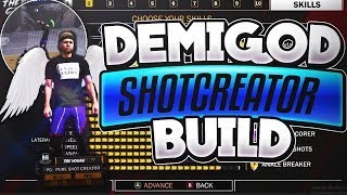 NBA 2K18: OVERPOWERED SHOT CREATOR DEMIGOD BUILD!