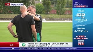 Stefan Kuntz/U21 Nationalmannschaft - Erstes Training in Italien (SSN live) 15.06.19