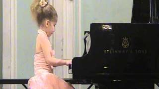 Varvara Kutuzova 6yo РЗК Bach Варвара Кутузова 6 лет ЦМШ Бах