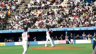 千葉ロッテ ファン感謝デー2009 紅白戦 試合開始