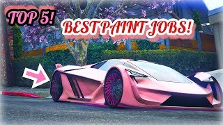 TOP 5 AWESOME PAINT JOBS FOR THE NEW PAGASSI TEZERACT! | GTA 5 ONLINE