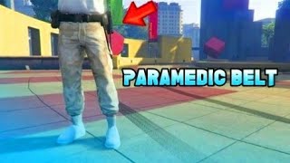 GTA5 HOW TO GET THE PARAMEDIC BELT ON ANY OUTFIT (TRANSFER GLITCH) PATCH 1.46 *UPDATED*