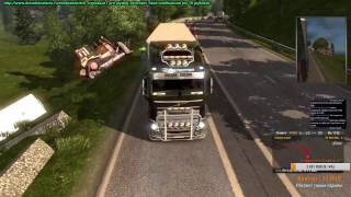 Euro Truck Simulator 2 Тихий огонёк моей души. Тарам тарам там папарам тарам)