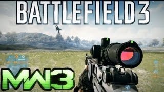 Battlefield 3 Gun Sounds vs Modern Warfare 3
