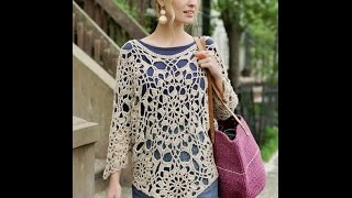 ТУНИКА. Вязание крючком.  How to crochet tunic. часть 2.