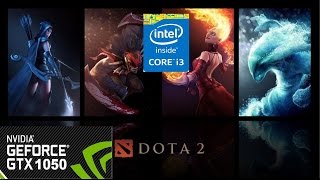 DOTA 2 on GTX 1050 2GB - I3 6100