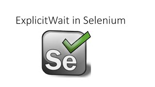 Explicit Wait in Selenium Webdriver
