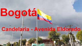 Bogota from Candelaria  to Avenida Eldorado